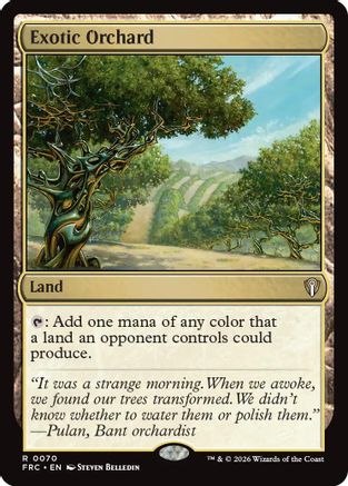 Exotic Orchard [Commander: Reality Fracture]
