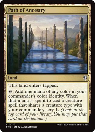 Path of Ancestry [Commander: Reality Fracture]