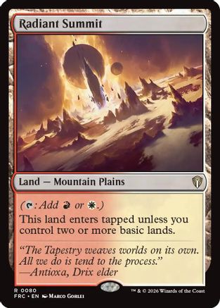 Radiant Summit [Commander: Reality Fracture]