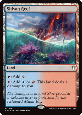 Shivan Reef [Commander: Reality Fracture]