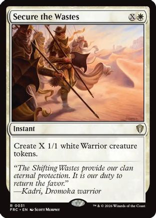 Secure the Wastes [Commander: Reality Fracture]