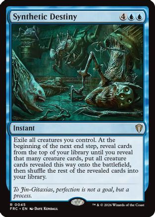 Synthetic Destiny [Commander: Reality Fracture]