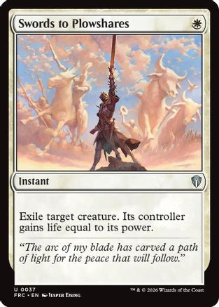 Swords to Plowshares [Commander: Reality Fracture]