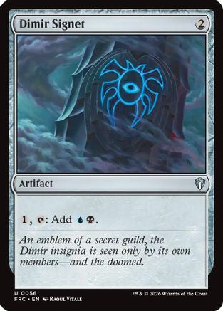 Dimir Signet [Commander: Reality Fracture]