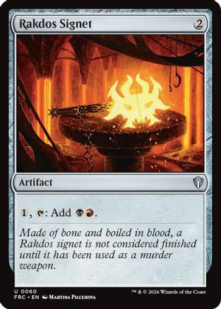 Rakdos Signet [Commander: Reality Fracture]