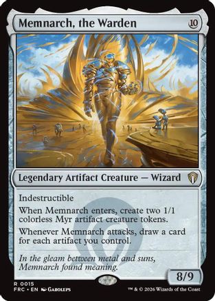 Memnarch, the Warden [Commander: Reality Fracture]