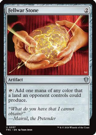 Fellwar Stone [Commander: Reality Fracture]