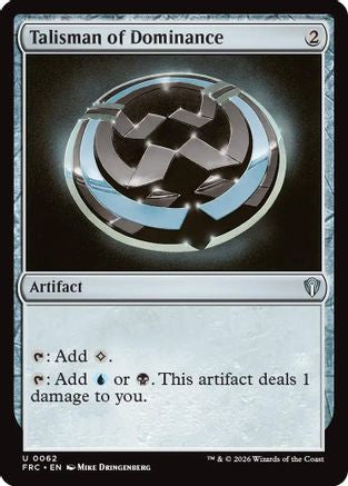 Talisman of Dominance [Commander: Reality Fracture]