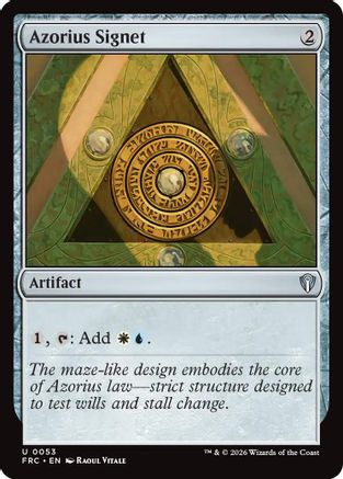 Azorius Signet [Commander: Reality Fracture]
