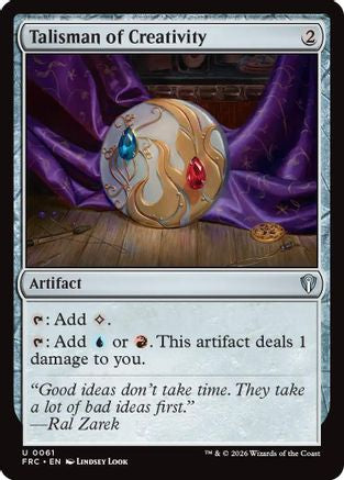 Talisman of Creativity [Commander: Reality Fracture]