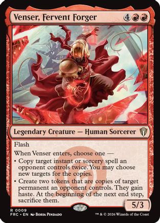 Venser, Fervent Forger [Commander: Reality Fracture]