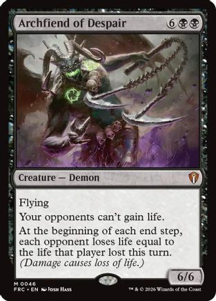 Archfiend of Despair [Commander: Reality Fracture]
