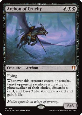 Archon of Cruelty [Commander: Reality Fracture]