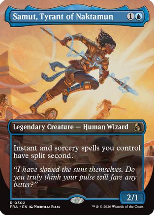 Samut, Tyrant of Naktamun (Borderless) [Reality Fracture]
