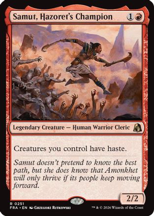 Samut, Hazoret's Champion [Reality Fracture] Foil