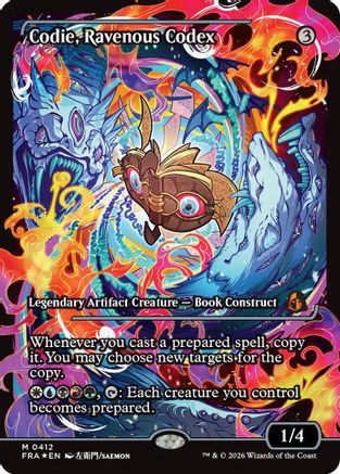 Codie, Ravenous Codex (Showcase) [Reality Fracture] Foil