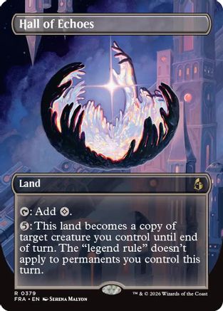 Hall of Echoes (Borderless) [Reality Fracture] Foil
