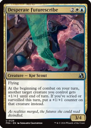 Desperate Futurescribe [Reality Fracture] Foil