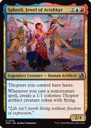 Saheeli, Jewel of Avishkar [Reality Fracture]