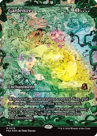 Gardenize (Showcase) (Fracture Foil) (0416) [Reality Fracture] Foil