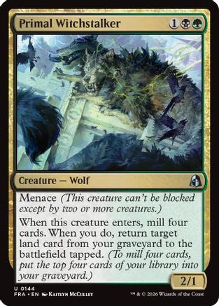 Primal Witchstalker [Reality Fracture] Foil