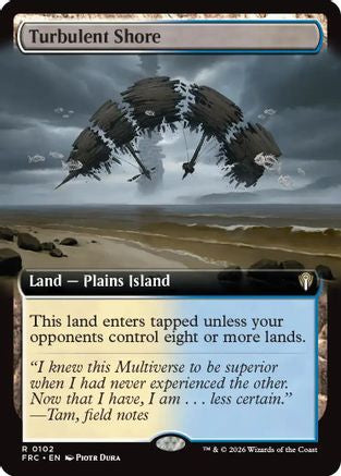 Turbulent Shore (Extended Art) [Commander: Reality Fracture]