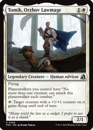 Tomik, Orzhov Lawmage [Reality Fracture] Foil
