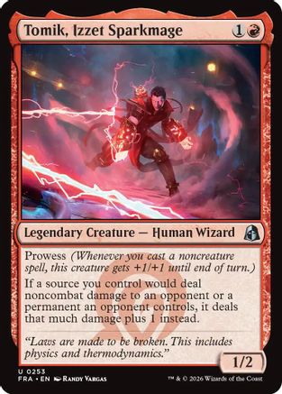 Tomik, Izzet Sparkmage [Reality Fracture] Foil