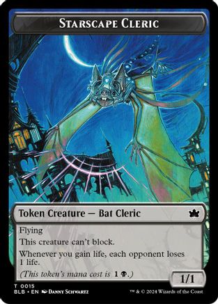 Standard Cleric // Treasure Double-Sided Token [Secrets of Strixhaven] Foil
