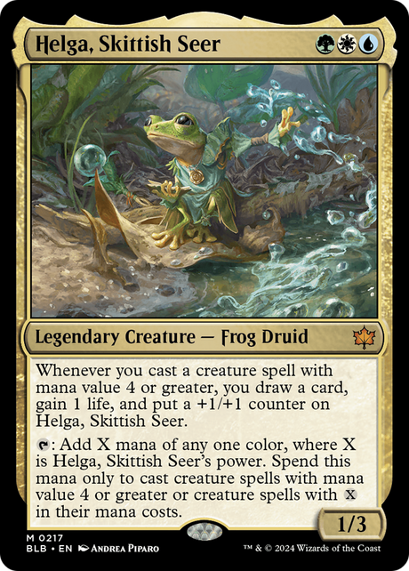 mtg frog cards Magic The Gathering - Modern Horizons 3 - Psychic Activate only as a sorcery.) Teenage Mutant Ninja Turtles (TMT) #148 Illustrated by Zoltan Boros Magic MTG Singles - All Products