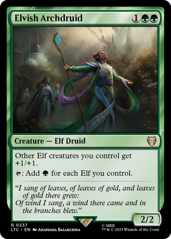 Elvish Archdruid [The Lord of the Rings: Tales of Middle-Earth Commander]