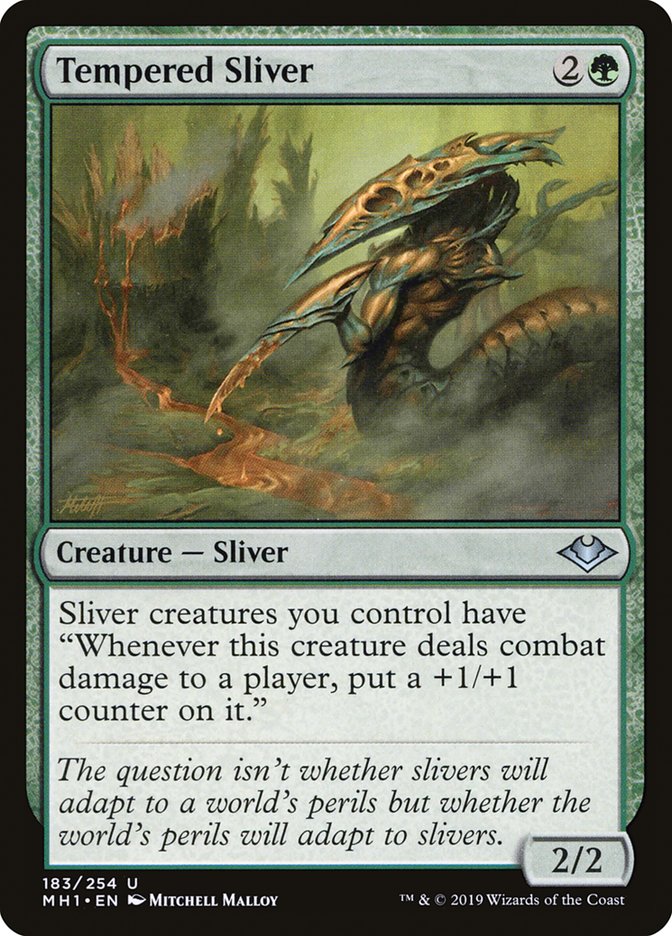 sliver cards mtg Magic The Gathering Overlord Each Sliver creature card in your graveyard has unearth Mtg Altered Art Card Sliver