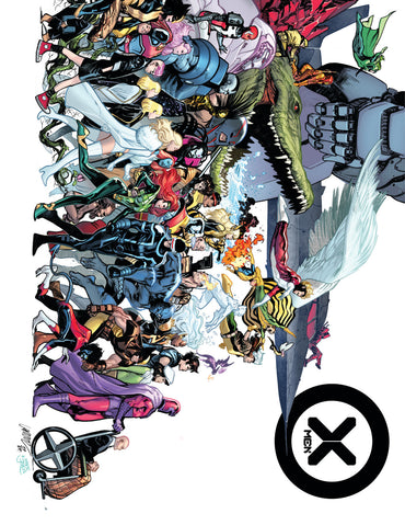 Fall Of The House Of X/Rise Of The Powers Of X Omnibus Pepe Larraz Cover [Direct Market Only]