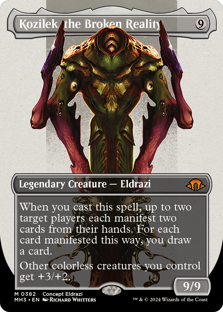 Kozilek, the Broken Reality (Borderless) (Serialized) [Modern Horizons