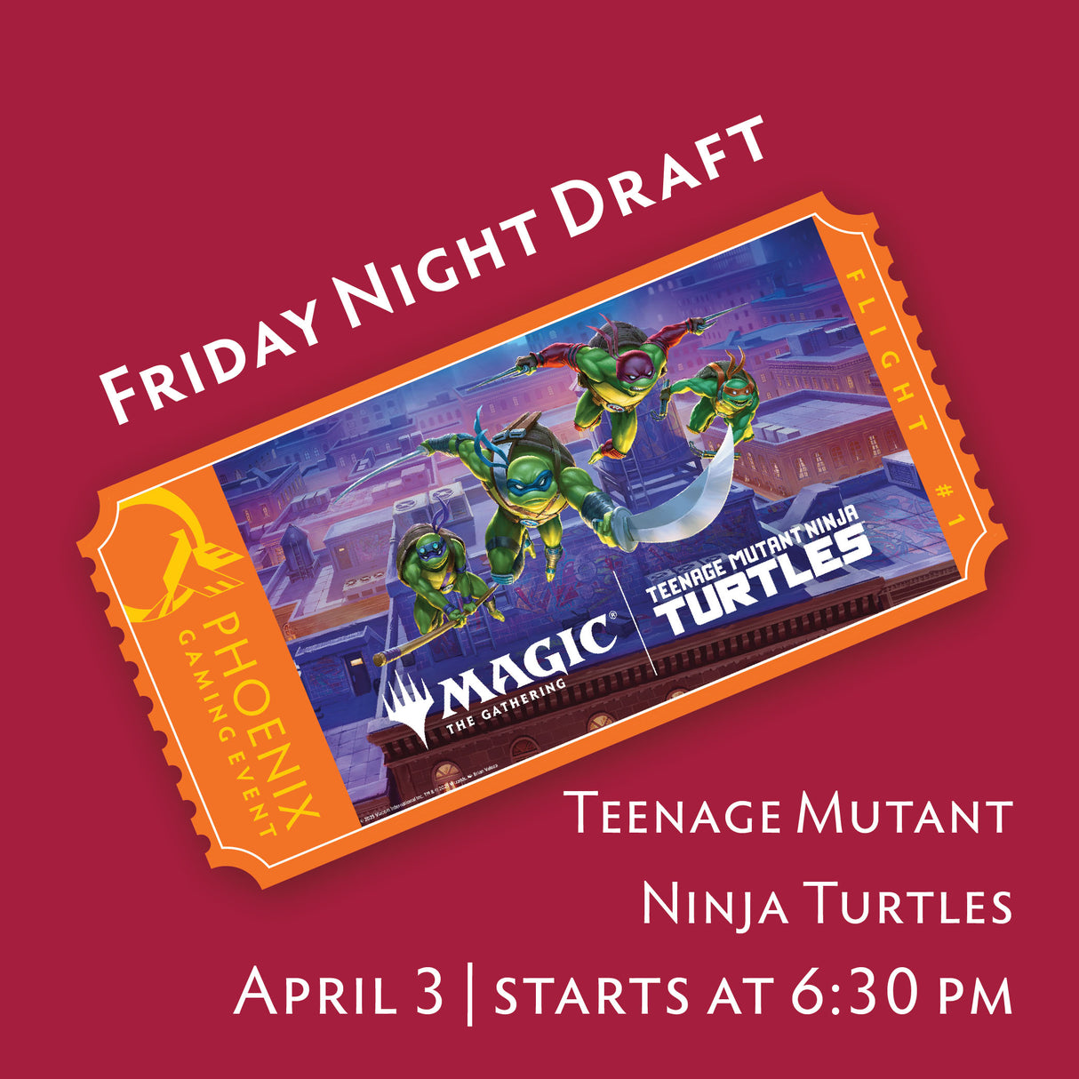 Friday Night Drafts - April 3 Ticket