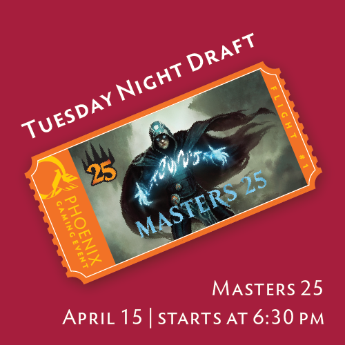 Tuesday Night Draft - Masters 25 Ticket