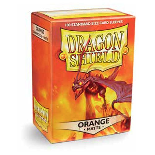 Dragon Shield Matte Orange Sleeves