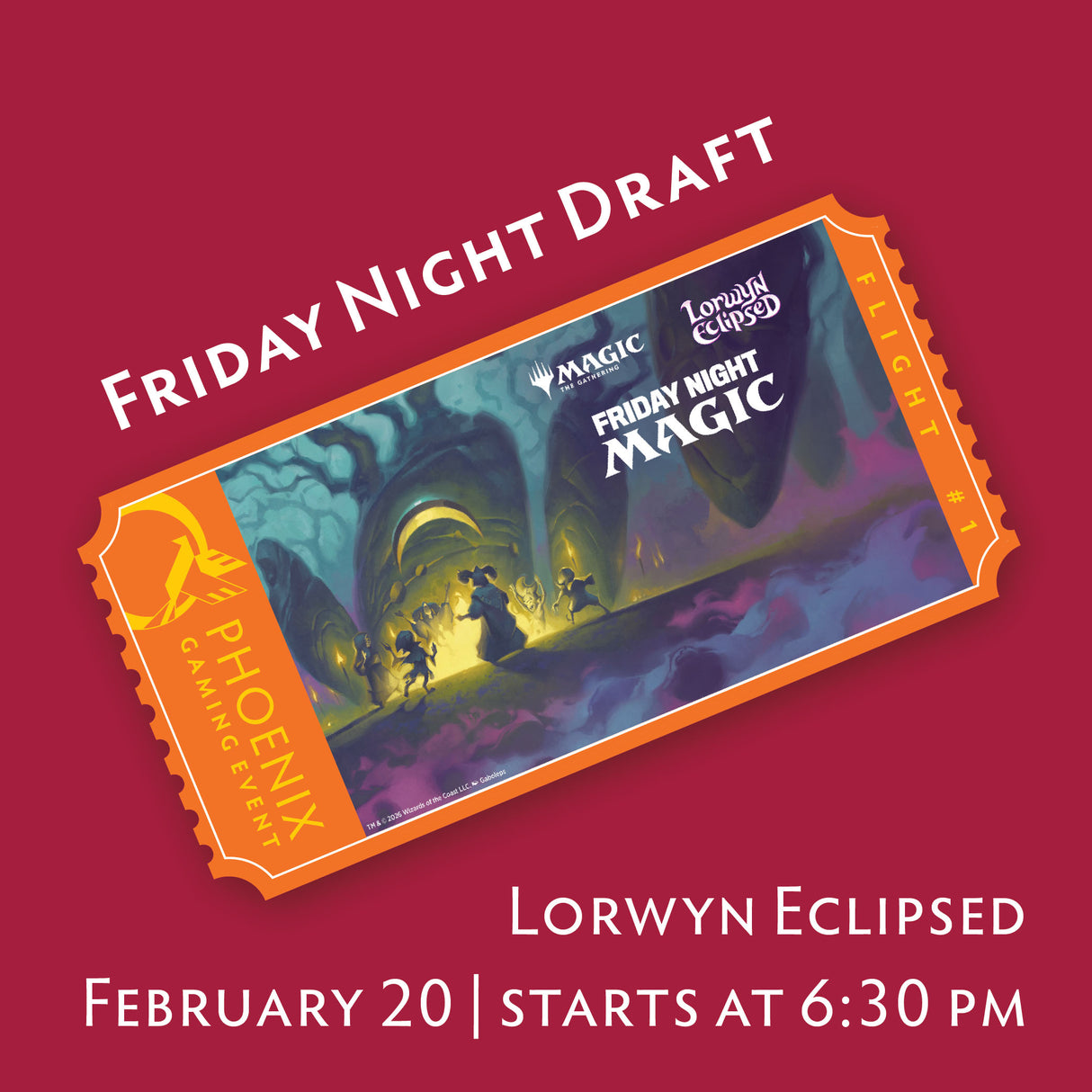Friday Night Draft - February 20 Ticket