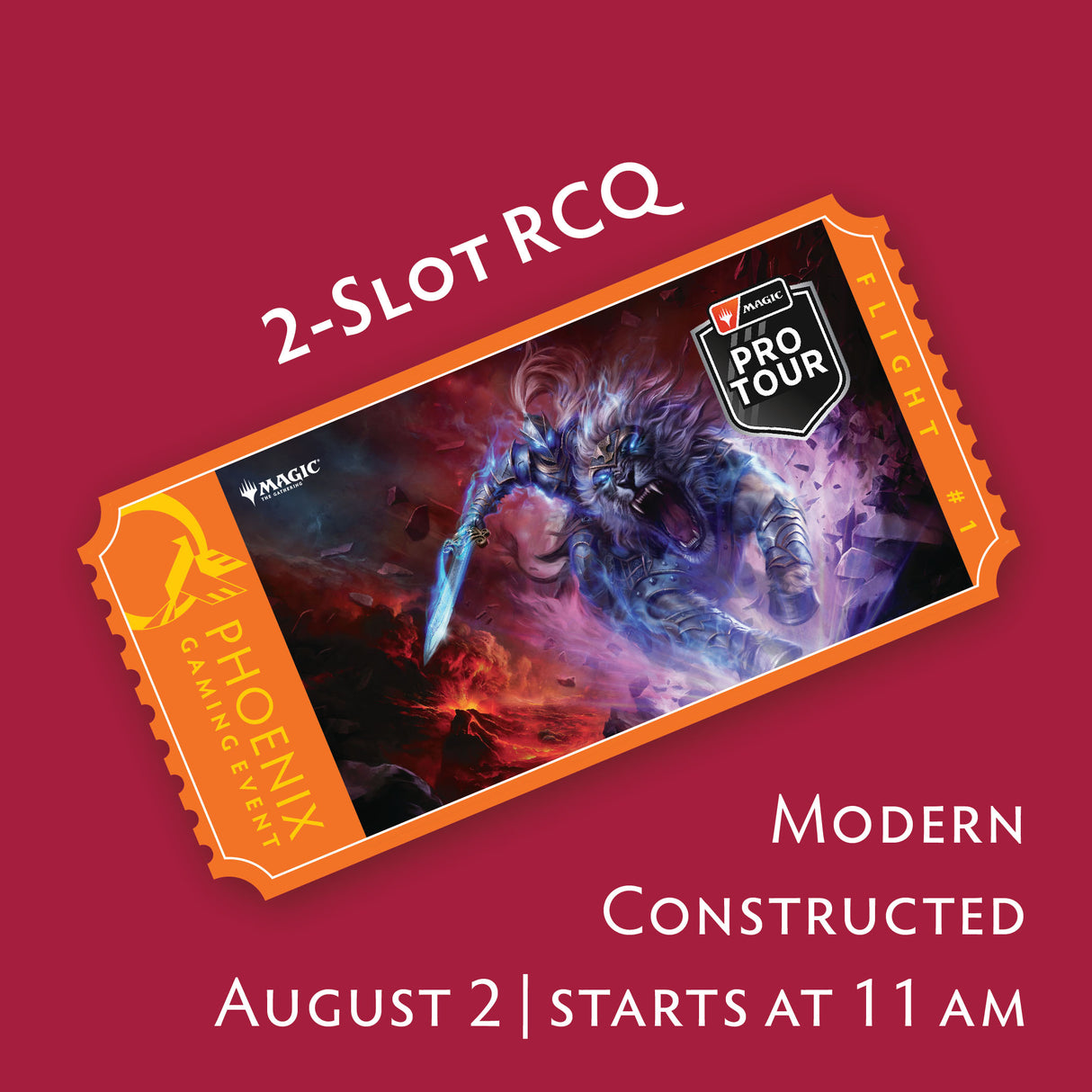 US RCQ August 2 | 2026-27 Round 1 Modern 2-Slot Constructed Event