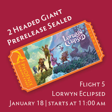 Lorwyn Eclipsed Prerelease Flight 5 (2-Headed Giant) Ticket