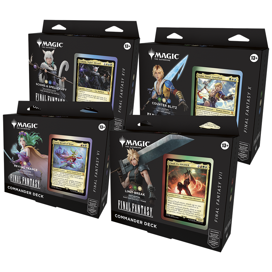 Magic Final Fantasy Commander Decks