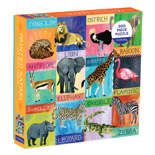 Painted Safari 500pc Jigsaw Puzzle