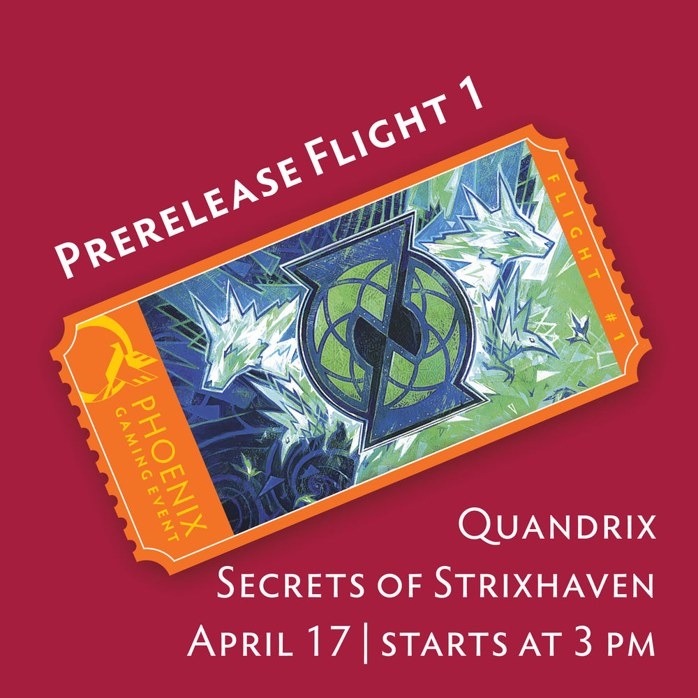 Secrets of Strixhaven Prerelease Flight 1