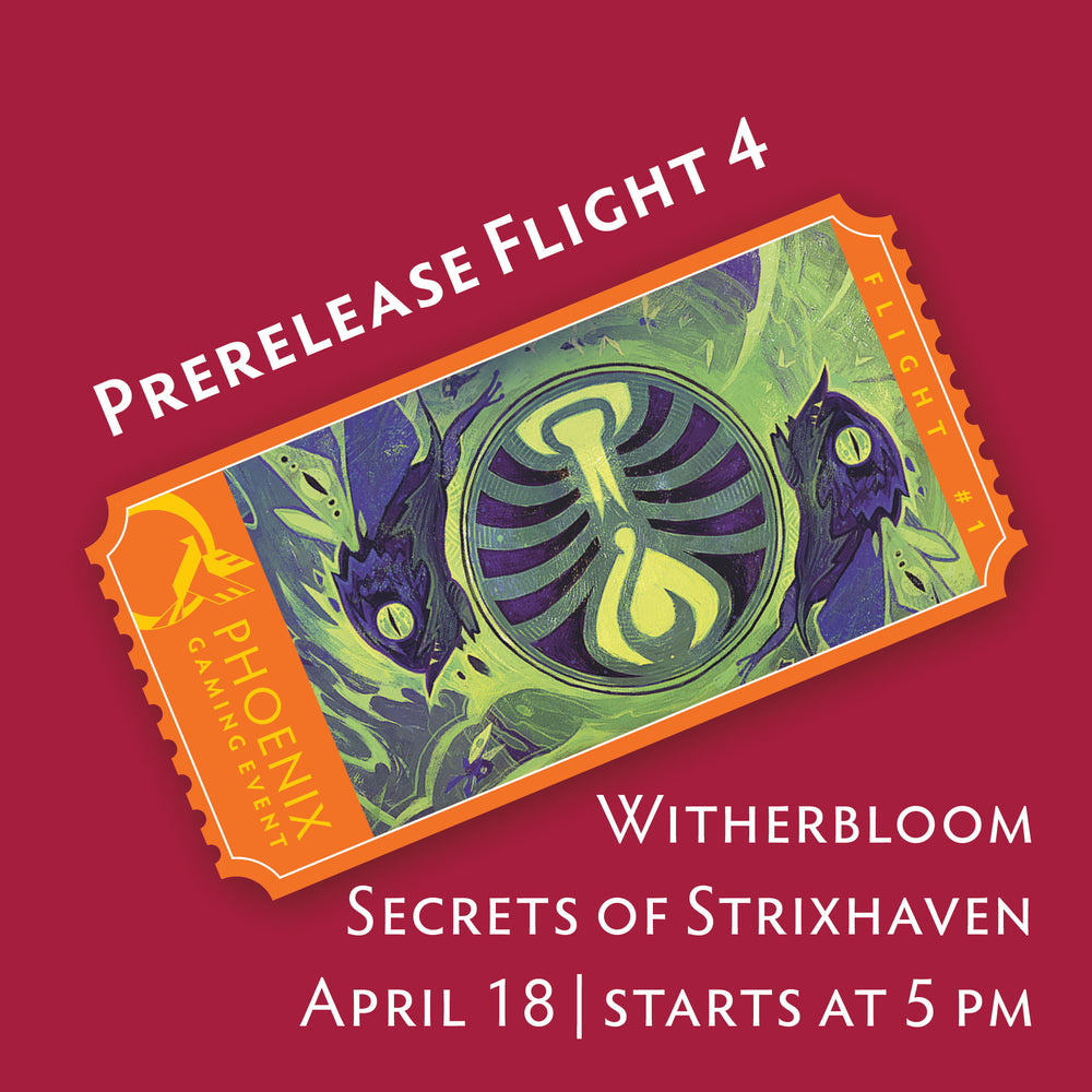 Secrets of Strixhaven Prerelease Flight 4