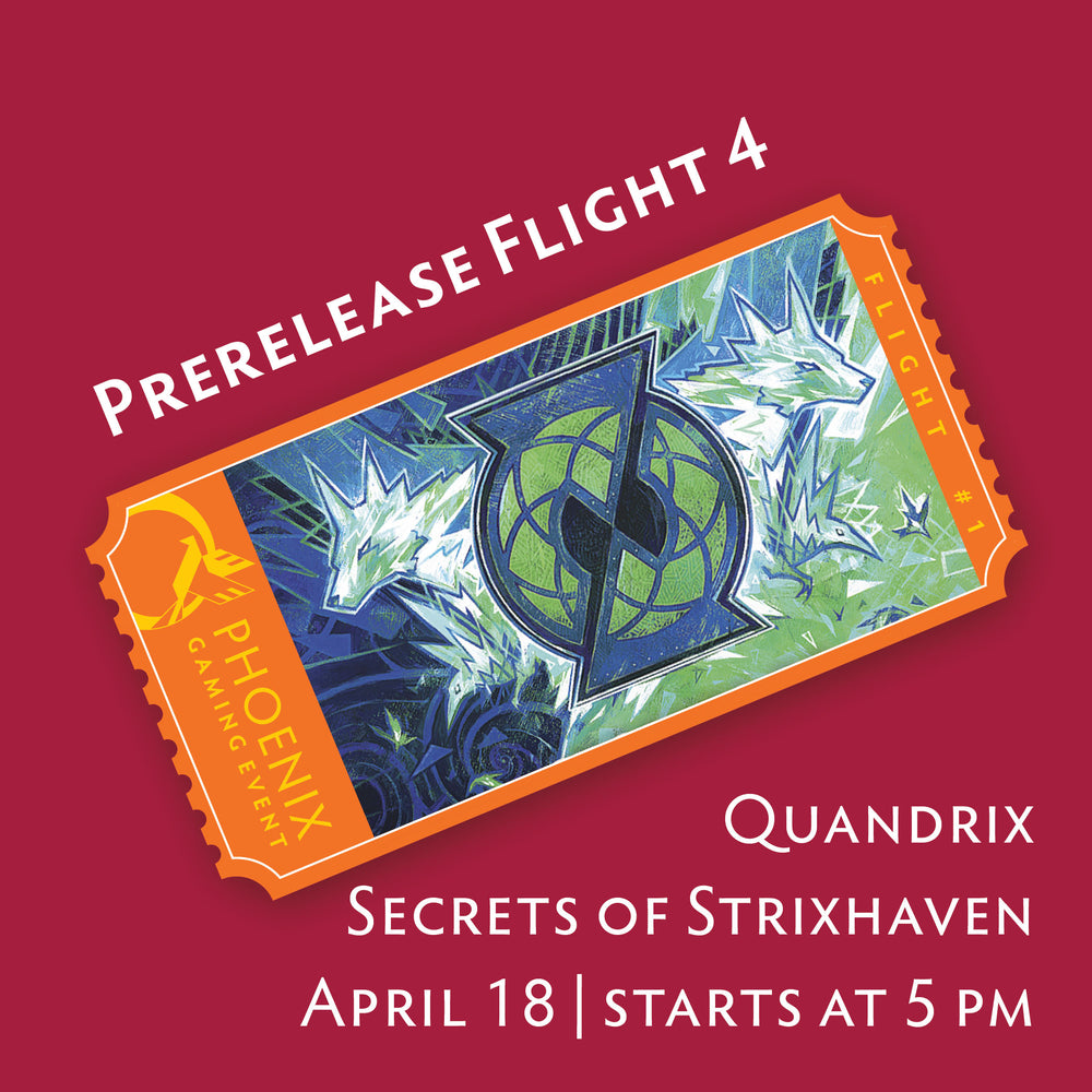 Secrets of Strixhaven Prerelease Flight 4