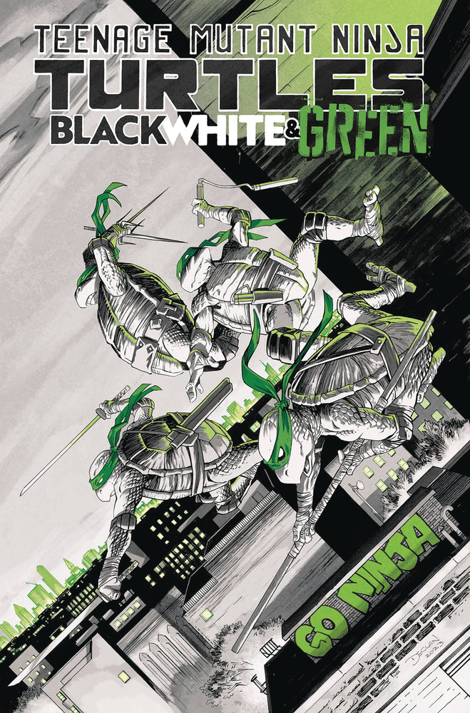 TMNT BLACK WHITE & GREEN TP (C: 0-1-1)