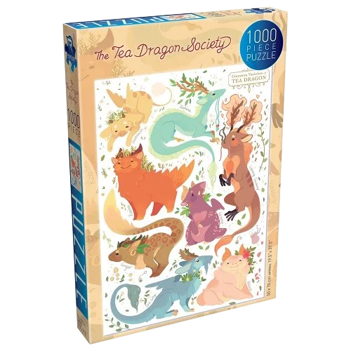 Tea Dragon Society Jigsaw Puzzle: The Common Varieties of Tea Dragons