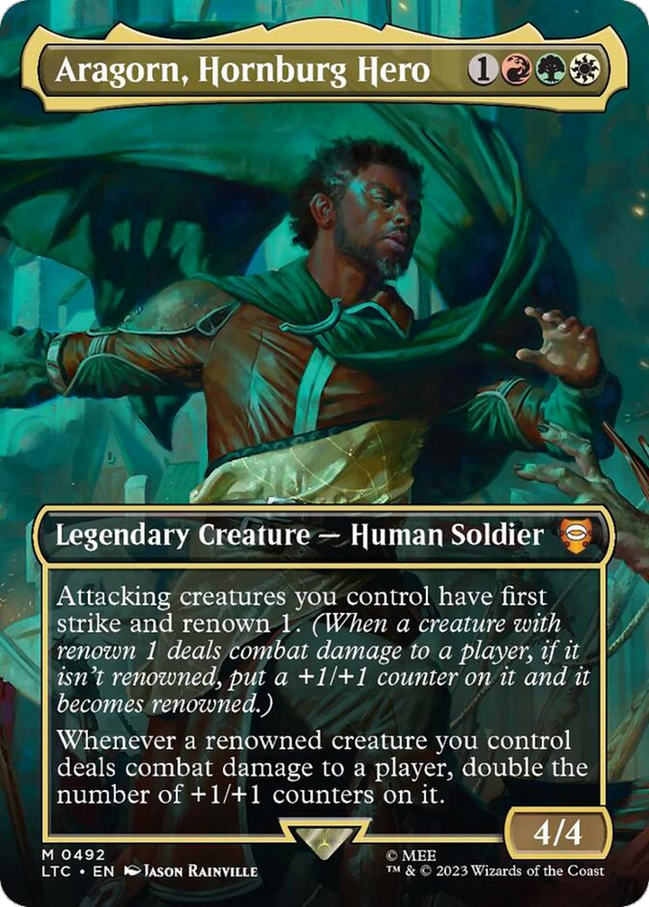 Aragorn, Hornburg Hero (Borderless) [The Lord of the Rings: Tales of M Aragorn, Hornburg Hero (Borderless) [The Lord of the Rings: Tales of M