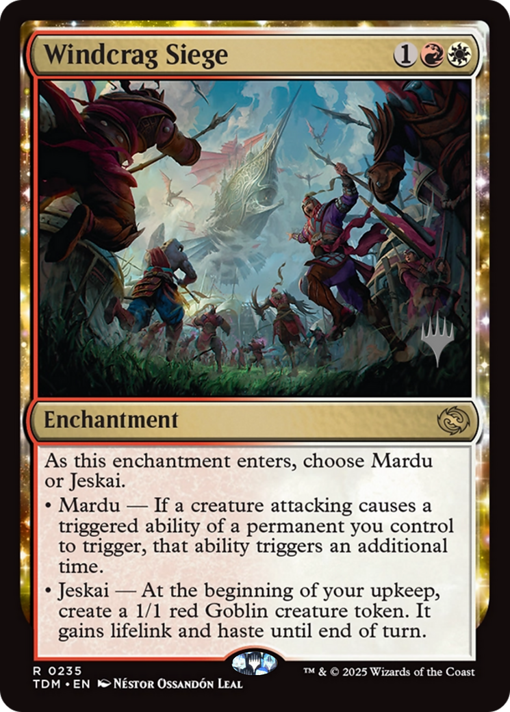 Windcrag Siege [Tarkir: Dragonstorm Promos]
