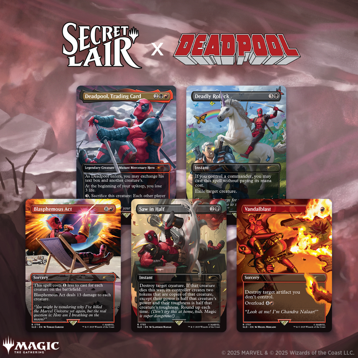 Magic: The Gathering Secret Lair - Marvel Deadpool (Nonfoil)